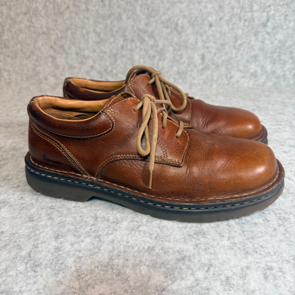 Dr. Martens 8B15 Oxford Mens 10 Brown Leather Lace Up Casual Shoes
